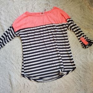 Cute hot pink and stripe shirt